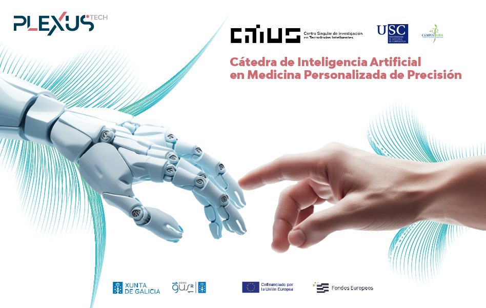 Plexus Tech impulsa una Cátedra única en España en IA con la colaboración de la USC y el CiTIUS